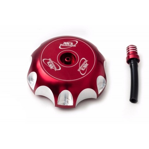 FUEL CAP AS3 CNC RED