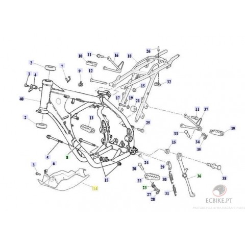 ENGINE GUARD WRE SMS 125